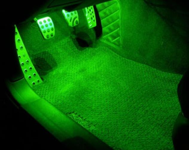 10 x 12v Green LED Module blocks with mount tabs, daisey chain of 10pcs Green