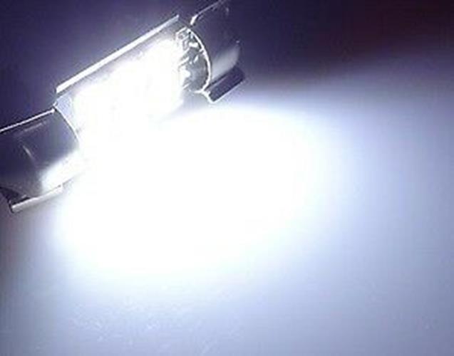 12V 31mm WHITE FESTOON 4*5050 SMD LED ONE SIDED 88 LUMENS COOL WHITE