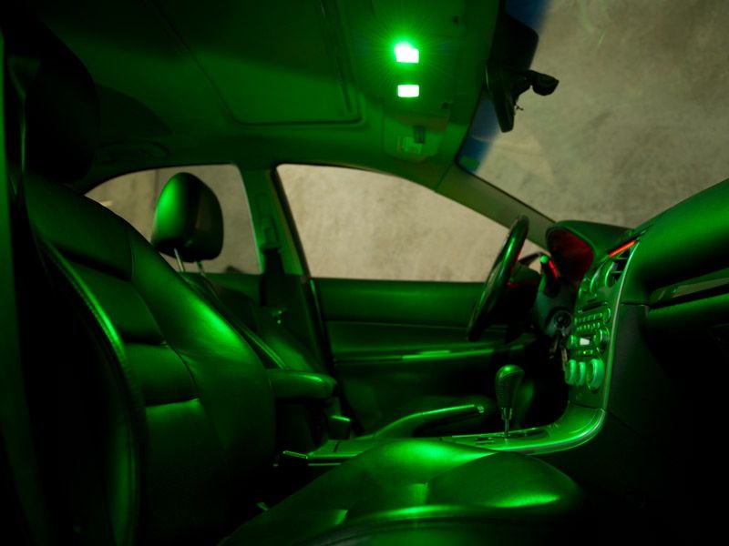 12V GREEN 39mm 12 SMD DOUBLE SIDE FESTOON GLOBE 96 LUMENS 360 DEGREE LIGHT