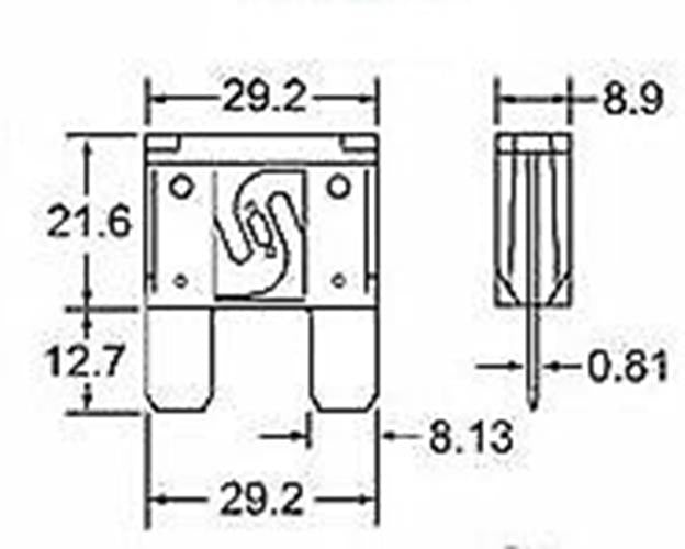 10 x GREEN 30 AMP MAXI BLADE FUSES 30AMP 10PCS FREE DELIVERY BULK BUY