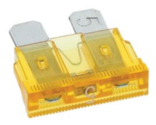50 x ORANGE 5 AMP STANDARD BLADE FUSES 5AMP 50PCS FREE DELIVERY BULK BUY