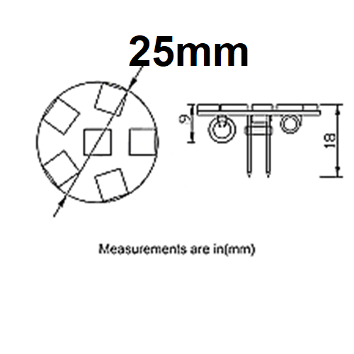 10-30V AC/DC G4 6SMD LED WARM WHITE REAR PIN STYLE 132LM SUITS 12V AND 24V