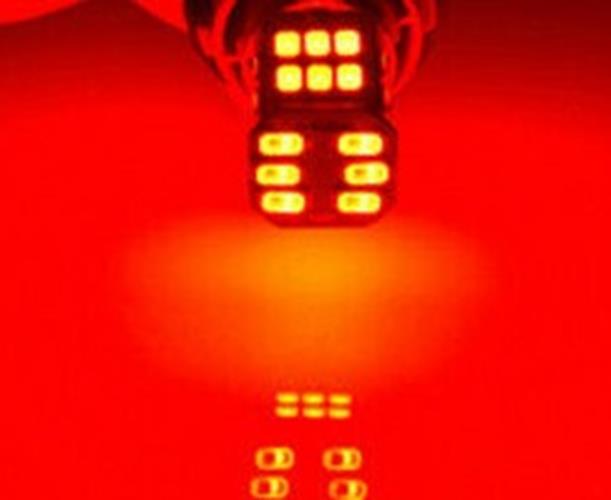 1PC BRIGHT 6v RED BAY15D 1157 30 SMD STOP/TAIL LED GLOBE 300LM/600LM STOP / TAIL
