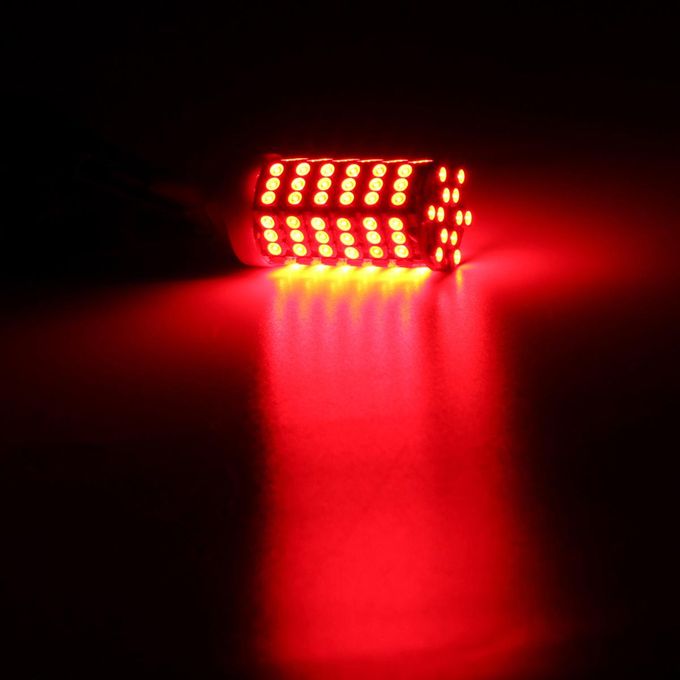 2 x 12V T20 RED LED 7443 7440 LIGHT GLOBE 120 SMD BRIGHT STOP/TAIL 2PCS