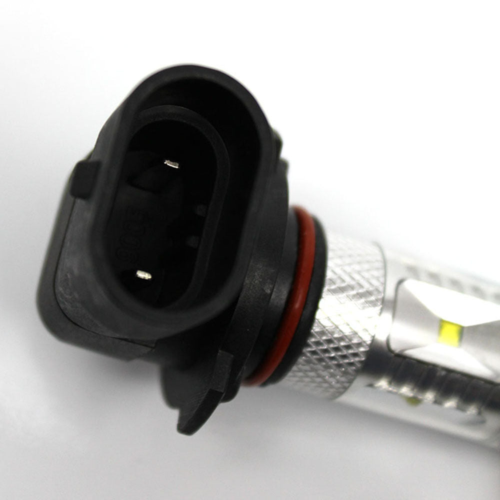 2 x 12v HB3 9005 30W CREE 850 Lumens LED GLOBES 6000K COOL WHITE PAIR