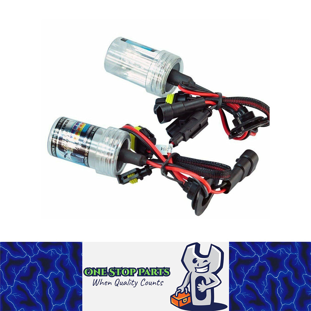 2 x 9006 HB4 6000k 100w HID Globes ONLY Pair ready to install to 100w hid kit
