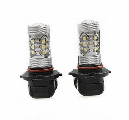 2 x 12v HB3 9005 80W CREE 1900 Lumens LED GLOBES 6000K COOL WHITE PAIR
