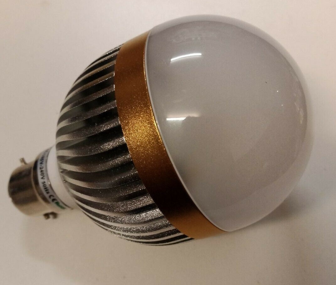 B22 240v 5W 420LM Retro aluminium bayonet led globe replacement Cool White 1pc