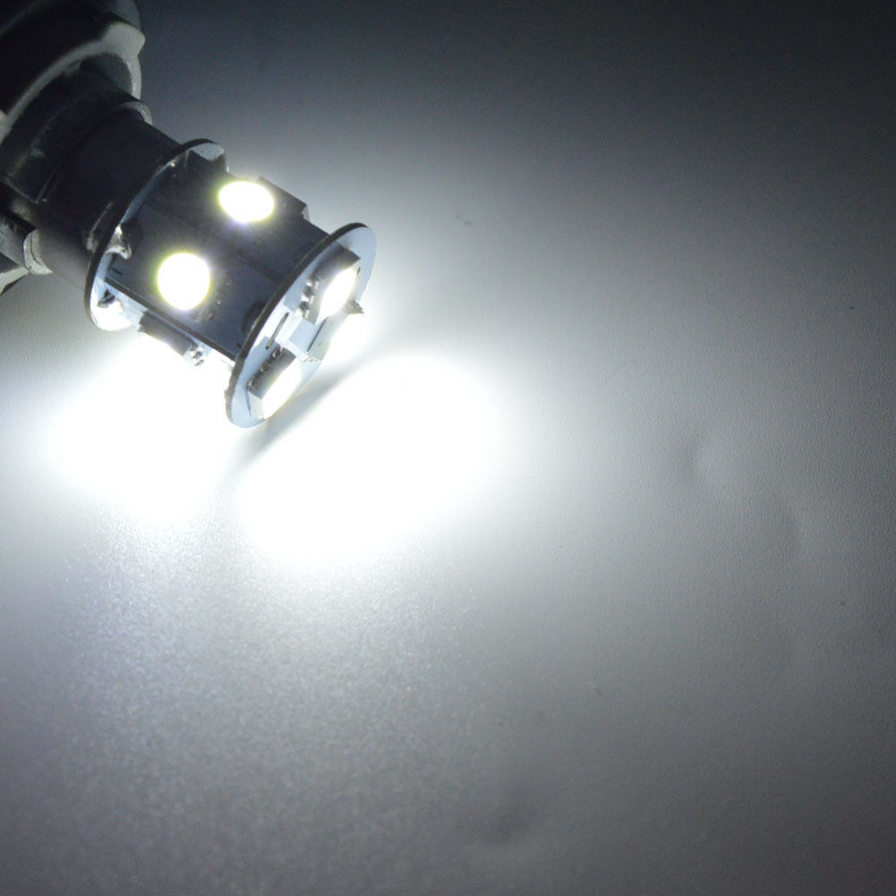 1PC 12v BA15D 8 SMD COOL WHITE 80 LUMENS LED GLOBE FOR CARAVAN AND MARINE ETC