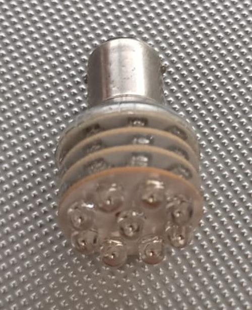 BA15D 12V 36 LED RED GLOBE 288LM SUIT BOAT CARAVAN NOT STOP/TAIL GLOBE NICE RED