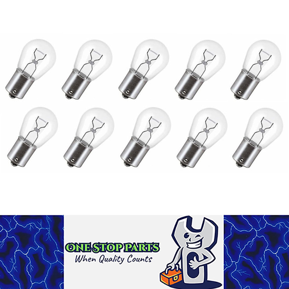 10 x 12V 25W BA15S 1156 INCANDESCENT GLOBE INDICATOR REVERSE Brighter Than 21w