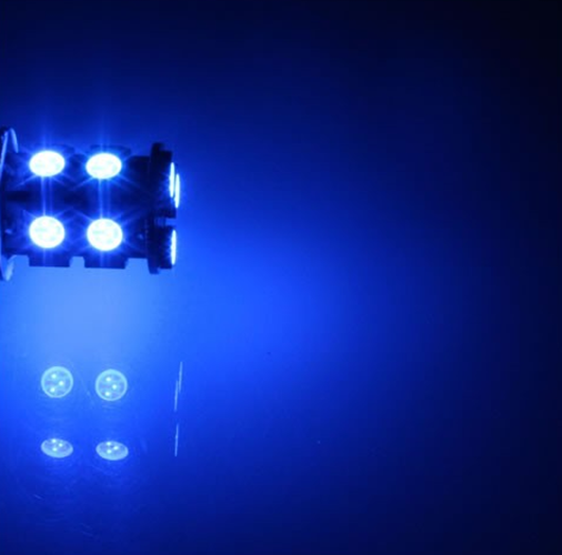 2 X 12v BA15S 1156 13 SMD BLUE 150 LUMENS LED GLOBE CAR LIGHT VAN LIGHT CARAVAN