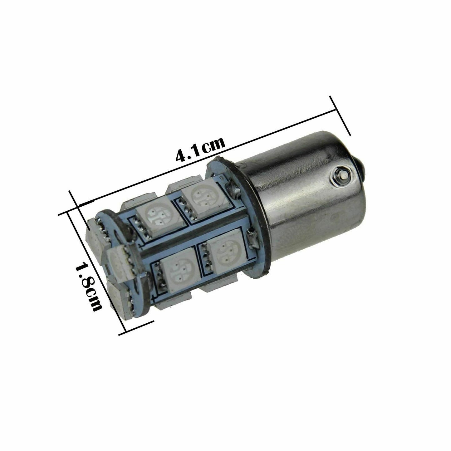 2 X 12v BA15S 1156 13 SMD COOL WHITE 150 LUMENS LED GLOBE FOR PARK LIGHT CARAVAN