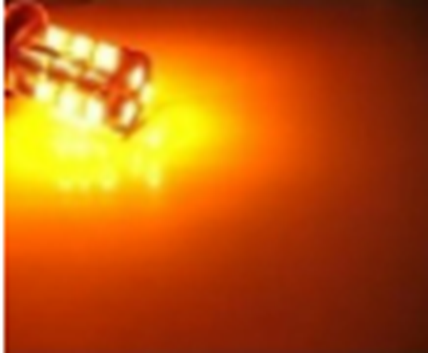 2 X BA15S 12V 27 SMD CANBUS 400LM AMBER CARAVAN CAR BIKE BOAT LED GLOBE 2PC