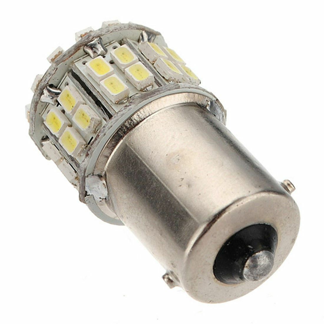 2 X BA15S RED 1156 12V 50 SMD 150 LUMENS IDEAL FOR COMPACT LAMPS TAIL LAMPS