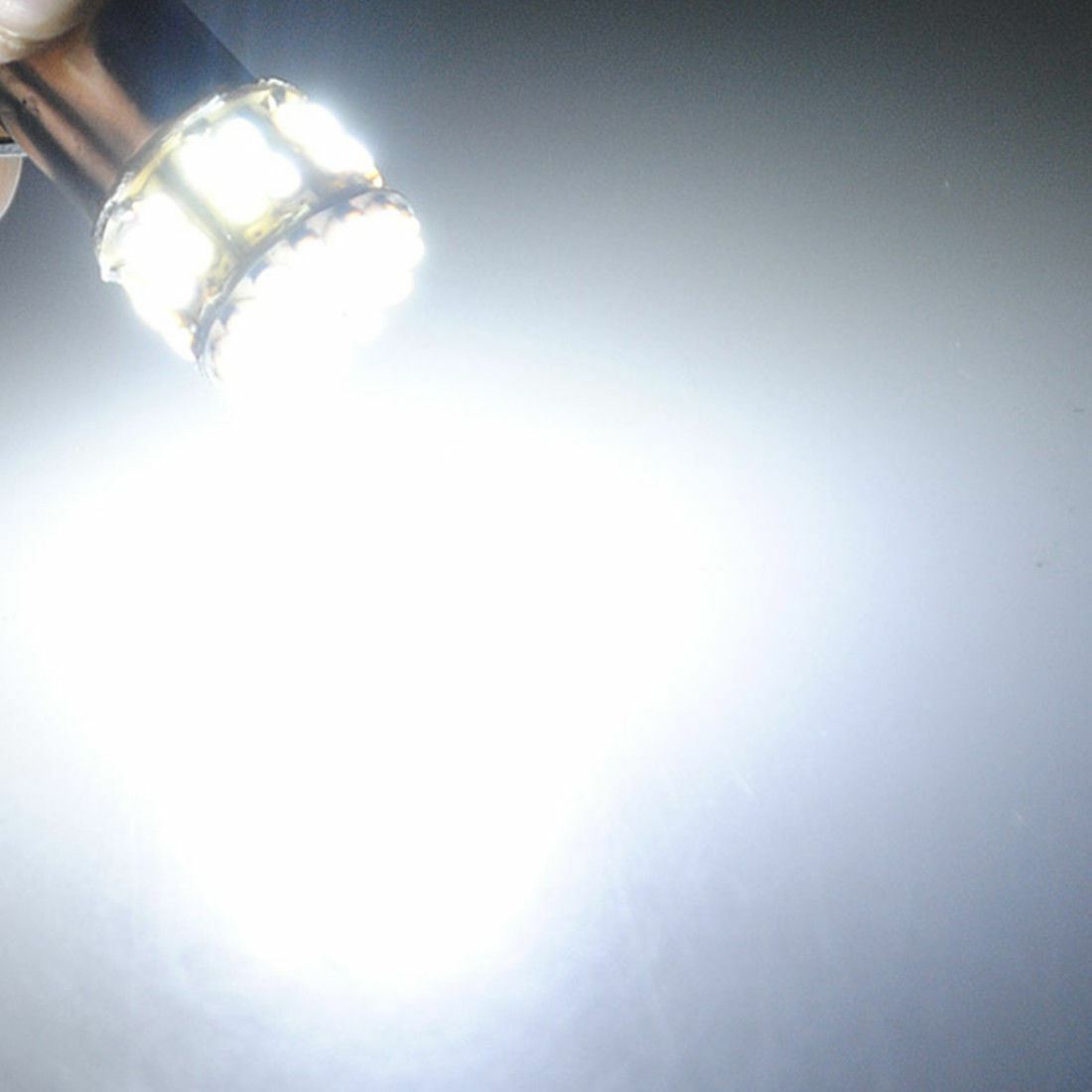 2 X BA15S COOL WHITE 1156 12V 50 SMD 150 LUMENS IDEAL FOR PARKERS