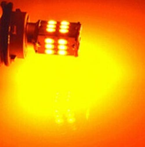 1PC BRIGHT 6v AMBER BA15S 1156 30 SMD 600LM AMBER INDICATOR LED GLOBE