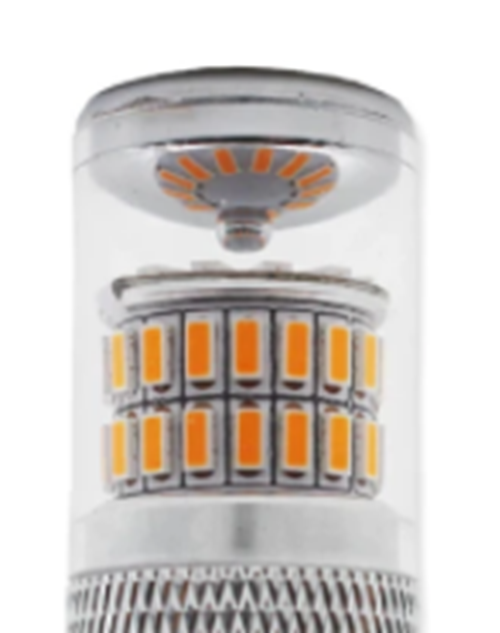 2 x AMBER BA15S 10-30v SUPER BRIGHT INDICATOR AMBER LED GLOBE 800LM 2PCS
