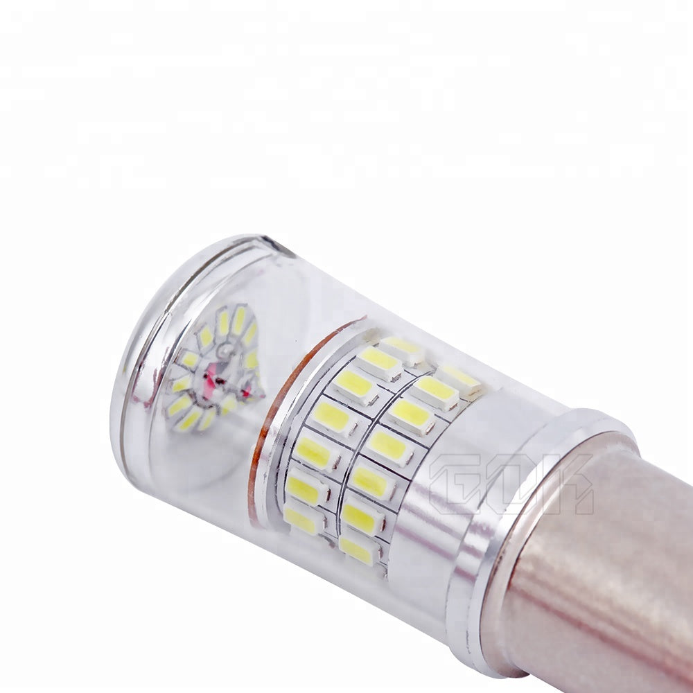2 x BA15S AMBER 48smd AMBER Pair Super Bright Easy Install 1156 AMBER GLOBES