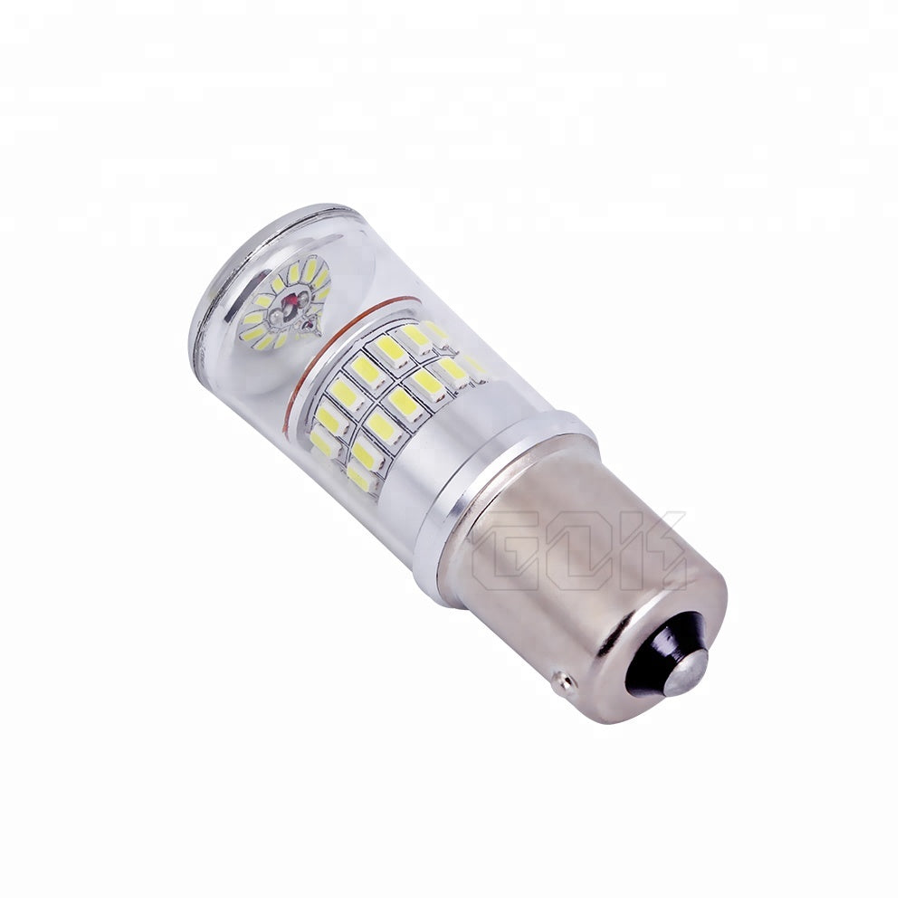 2 x BA15S AMBER 48smd AMBER Pair Super Bright Easy Install 1156 AMBER GLOBES