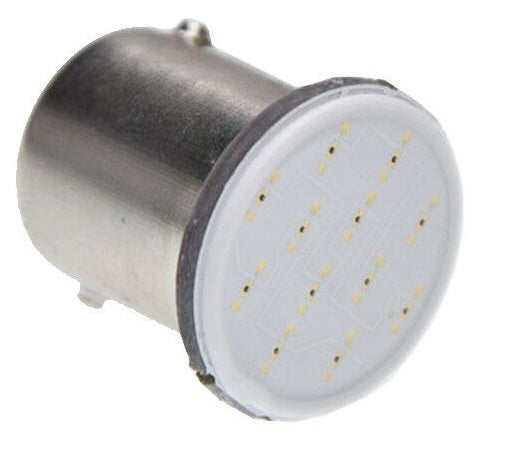 2 X BA15S AMBER 12V COB 100 LUMENS 1156 AMBER COB FLAT FACE LED GLOBE 2PCS
