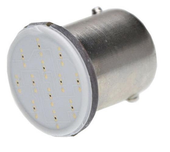 2 X BA15S AMBER 12V COB 100 LUMENS 1156 AMBER COB FLAT FACE LED GLOBE 2PCS