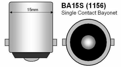 10 x BA15S 1156 12V 21W RED COATED INCANDESCENT FILAMENT GLOBES 10PC RED