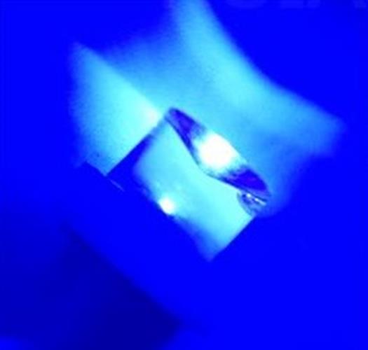 PAIR BLUE 12v BA9S LED INVERTED HEAD 360 DEGREE LIGHT 30LM PARK LIGHTS DASH