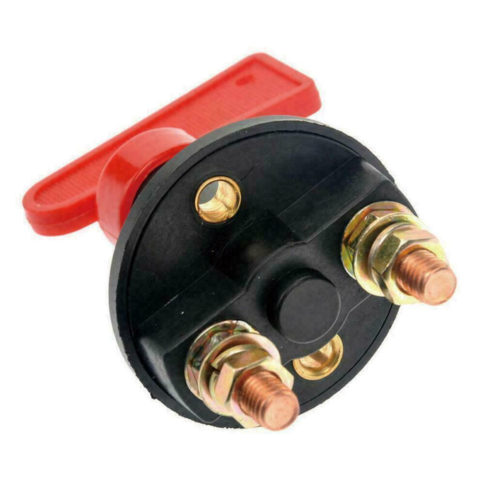 Battery Isolator Switch Cut Off Battery Power Heavy Duty With Key and Dust Boot