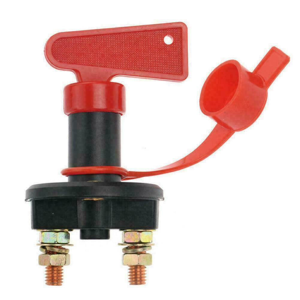 Battery Isolator Switch Cut Off Battery Power Heavy Duty With Key and Dust Boot