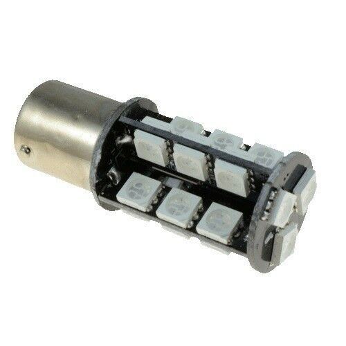 2 X BAY15D WHITE 12V 27 SMD CANBUS 250/400LM STOP / TAIL LED GLOBES 1157 X 2PCS