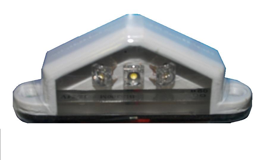 CARAVAN WHITE LED NUMBER PLATE LIGHT ADR APPROVED MULTIVOLT 12V / 24V AUS DESIGN