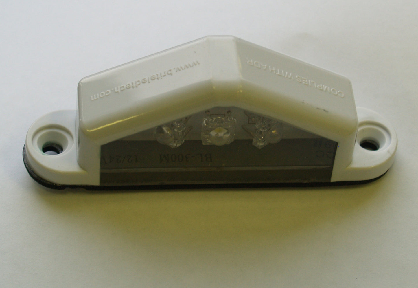CARAVAN WHITE LED NUMBER PLATE LIGHT ADR APPROVED MULTIVOLT 12V / 24V AUS DESIGN