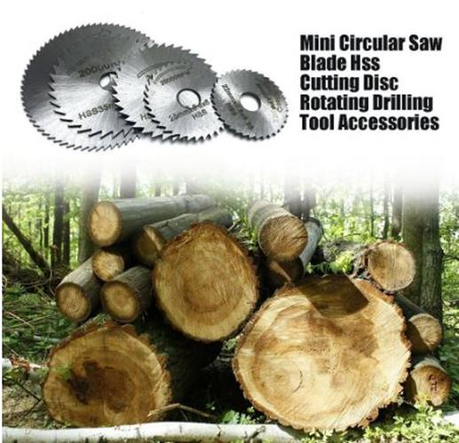 2 x 6pc Packs Mini Circular Saw Blades For Drill, Cut Wood Plastic Alloy