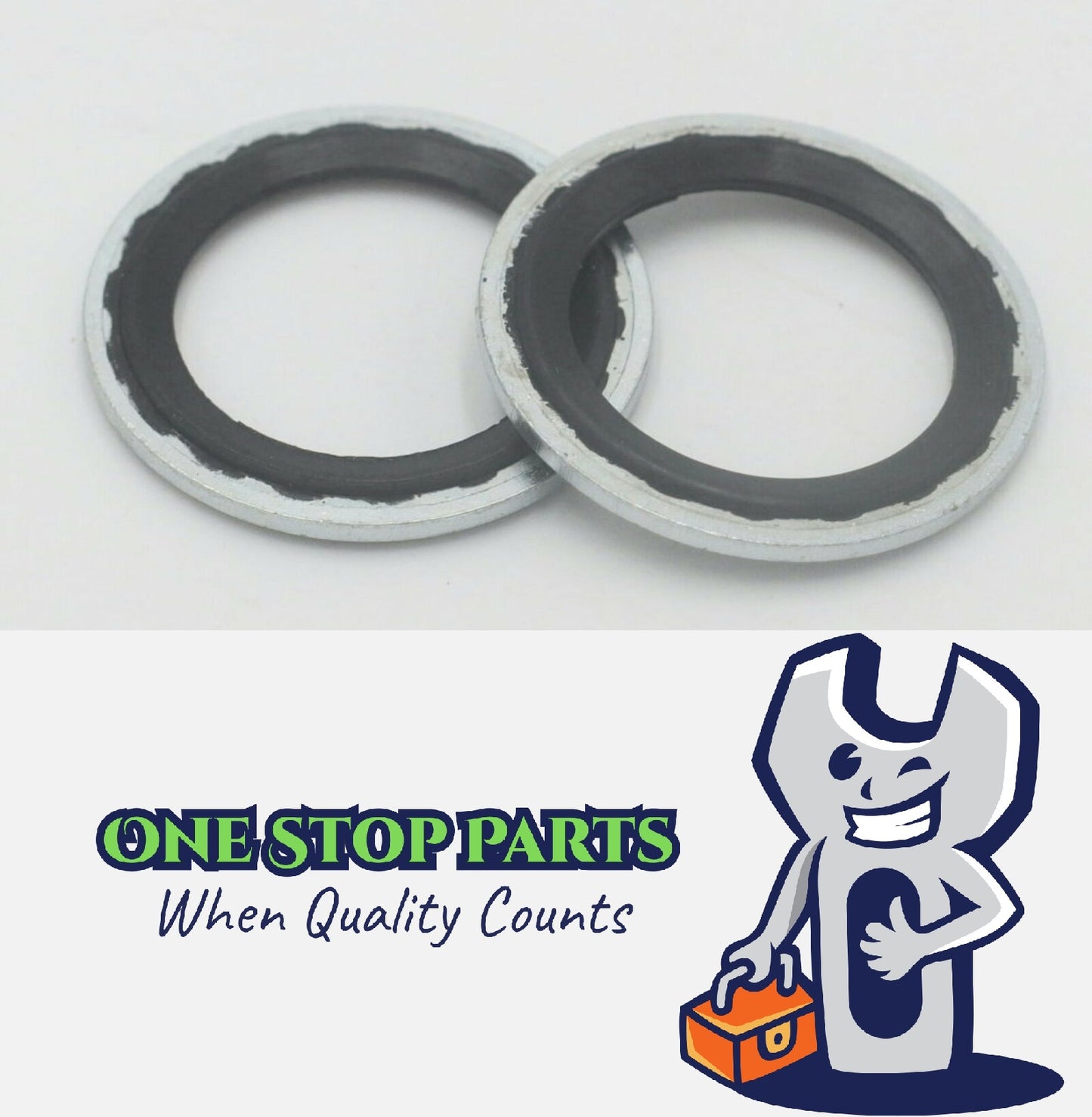2 x Air conditioning pipe washer seals - id 8 mm Part Number CPX4054