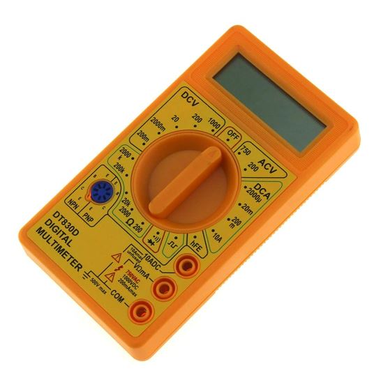 DT-830D Mini Pocket Digital Multimeter AC/DC Volt Amp Ohm Diode hFE Continuity