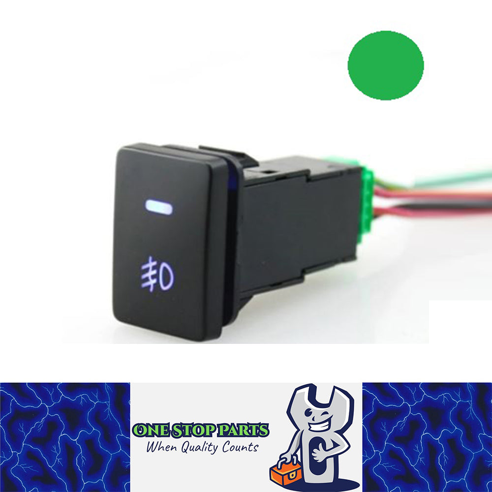 Push switch WORK LIGHTS For Toyota Hilux Prado Landcruiser LED GREEN