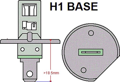 1PC H1 COOL WHITE 12v 20 SMD 360 DEGREE 160LM LED GLOBE