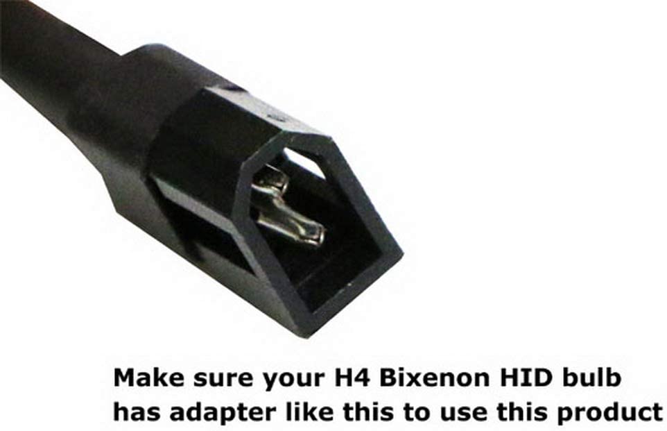 H4 HID HARNESS FOR HIGH/LOW HID FOR MOTORBIKES OR CAR EASY DIY HARNESS