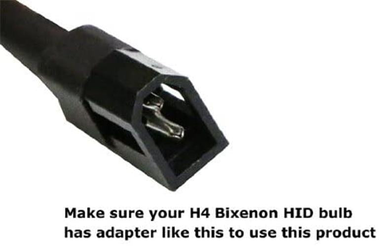 H4 HID HARNESS FOR HIGH/LOW HID FOR MOTORBIKES OR CAR EASY DIY HARNESS