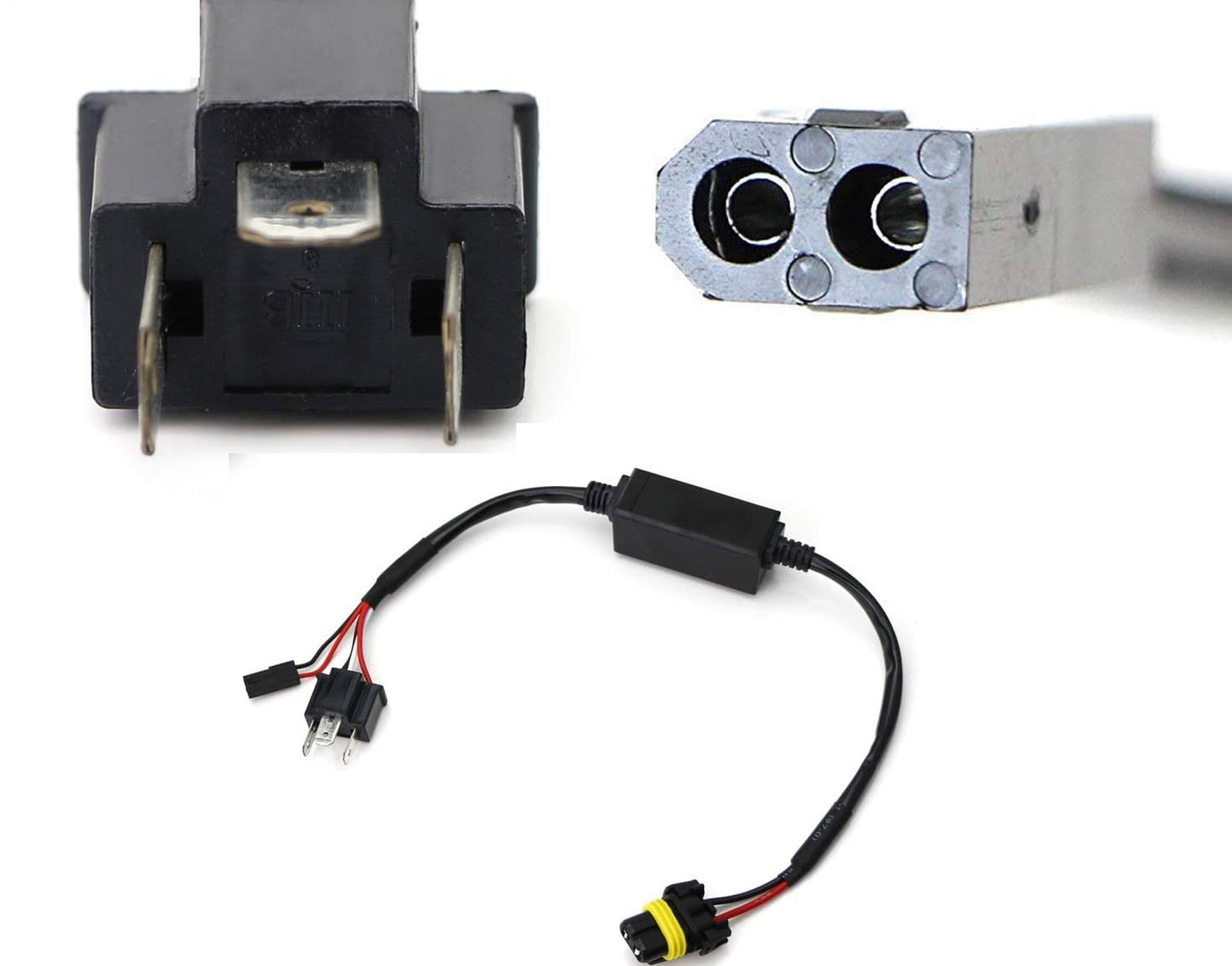 H4 HID HARNESS FOR HIGH/LOW HID FOR MOTORBIKES OR CAR EASY DIY HARNESS