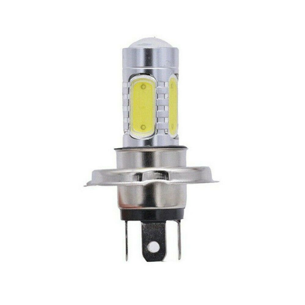 1 X H4 LED 6000K LOW/HIGH 400Lm/600Lm COB 7.5W LED Easy Install 1PC