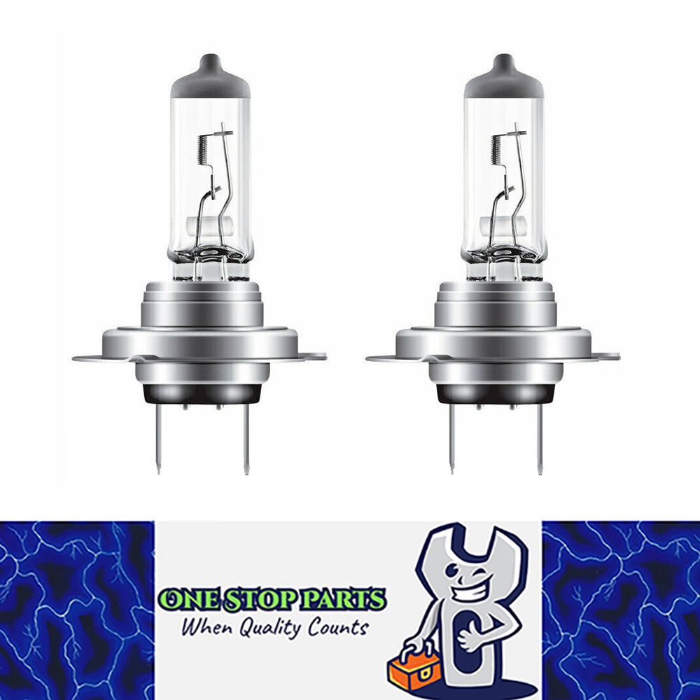 2 x Halogen H7 12V 55w Clear Globes Quality Australian Stock Supplier (Pair)