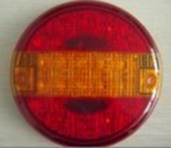 12V/24V LED REAR ROUND HAMBURGER COMBO STOP/TAIL/INDICATOR LAMP