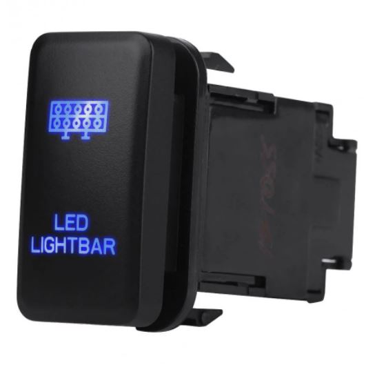LED LIGHT BAR Push Switch Toyota Hilux 2005 to 2013 KUN26R GGN15R, GGN25R BLUE
