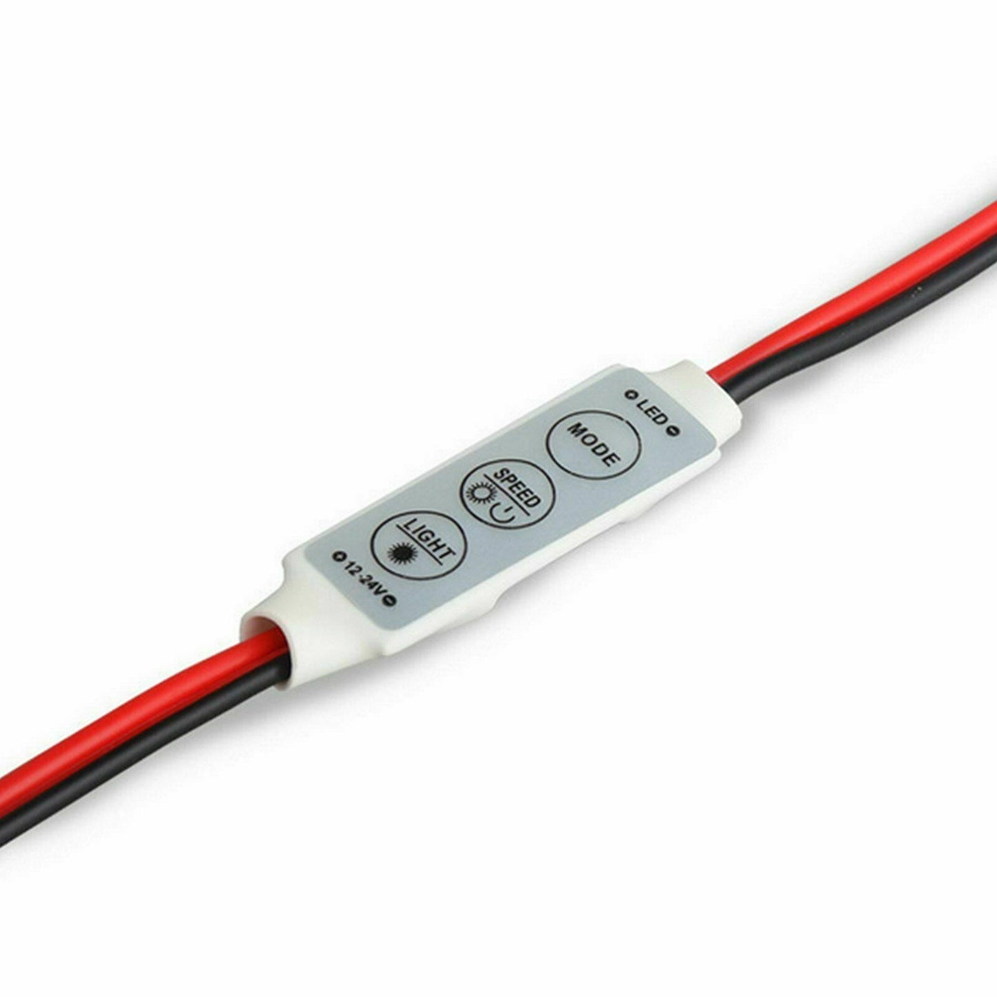5 X LED STRIP CONNECTORS SMD 3528 2835 SINGLE END 2 WIRE 8MM PCB BOARD ADAPTER