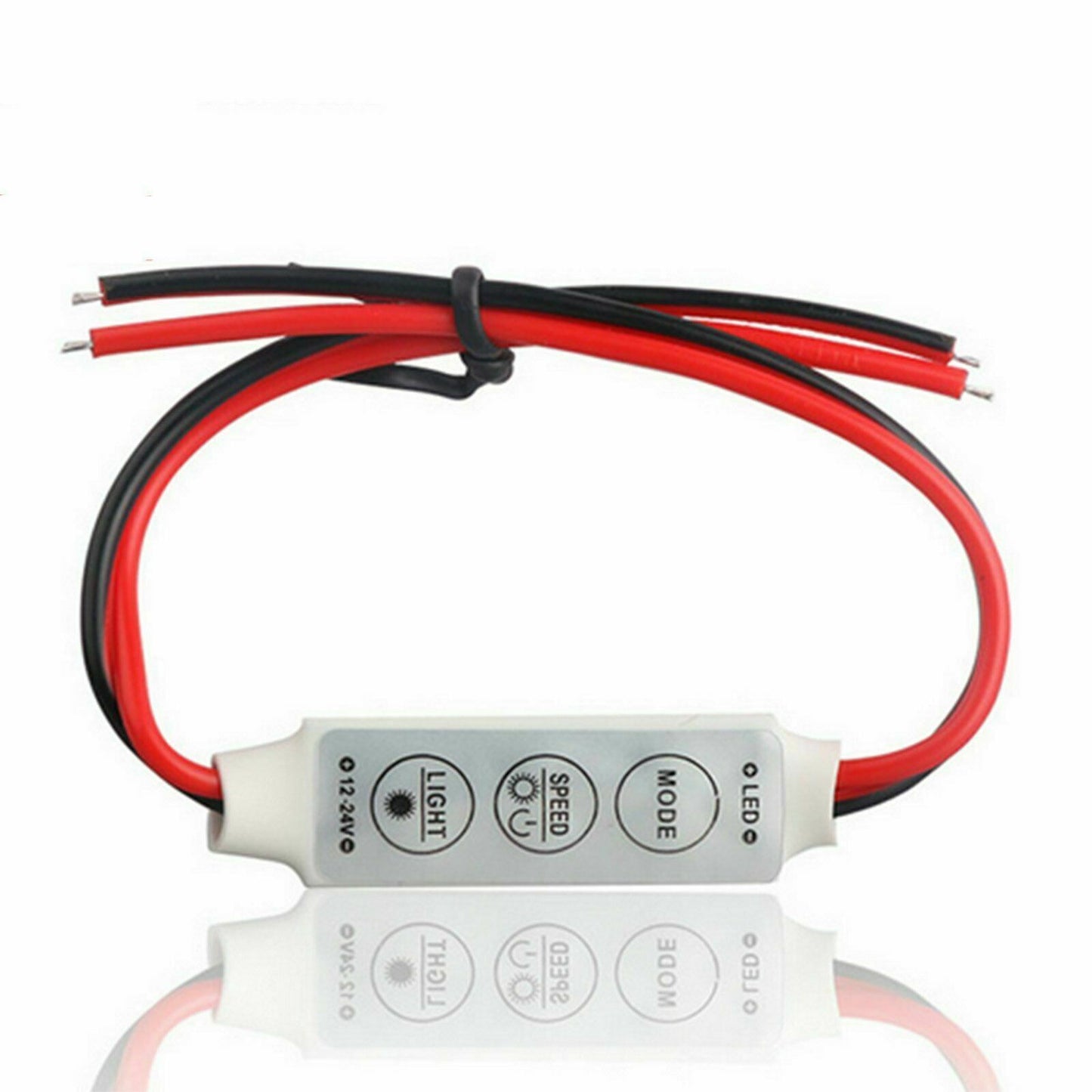5 X LED STRIP CONNECTORS SMD 3528 2835 SINGLE END 2 WIRE 8MM PCB BOARD ADAPTER
