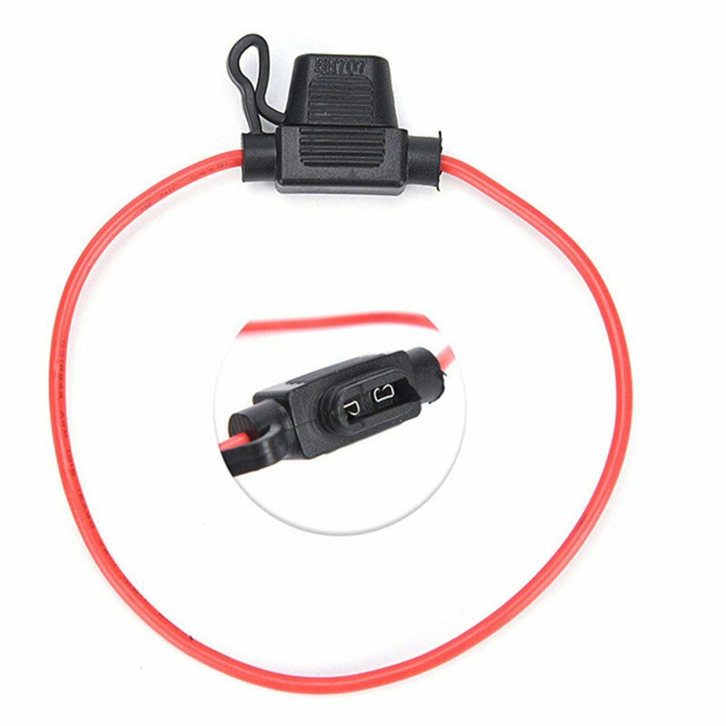 In Line Mini Blade Fuse Holder ,With Dust Cap, Ideal for bike, boat, 4wd, RVs