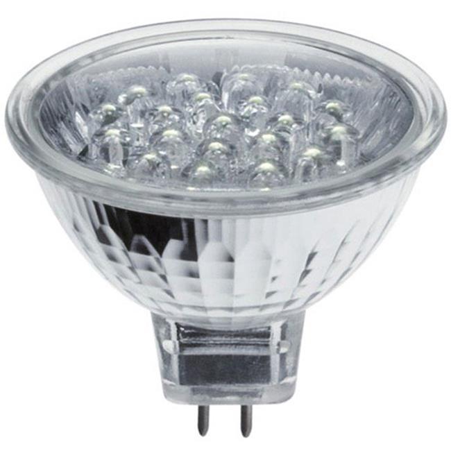 8 x 24V DC 20 LED COOL WHITE MR16 120 DEGREE SPREAD OF LIGHT SUITS 24V DC POWER