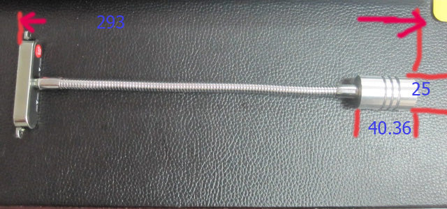 12v Warm White 2w led map reading light for caravan bed side light, swivel lamp